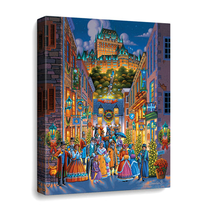 Quebec Holiday Canvas Gallery Wrap