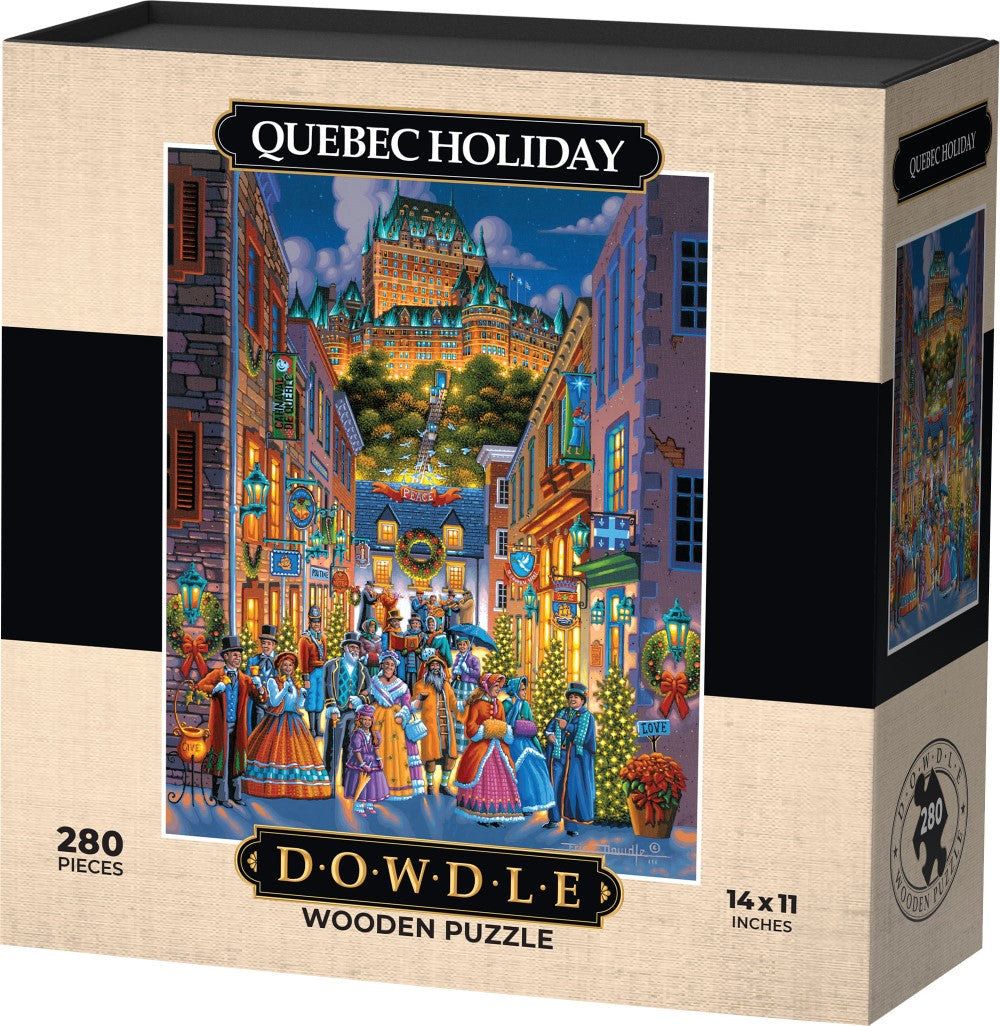 Québec Holiday - Wooden Puzzle