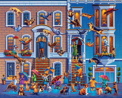 Raining Cats and Dogs - Wooden Puzzle