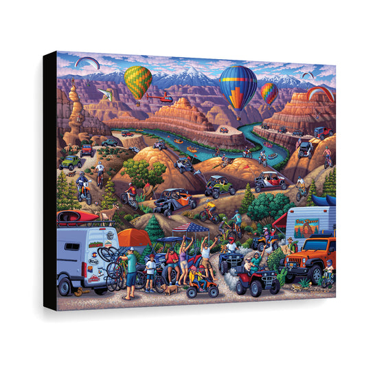 Red Rock Adventure - Canvas Gallery Wrap