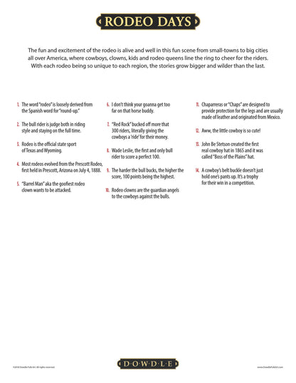 Rodeo Days Canvas Gallery Wrap