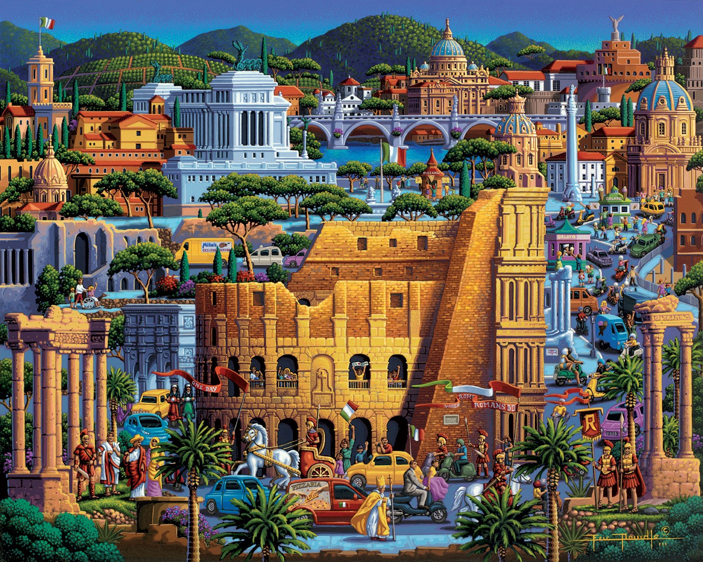 Rome Canvas Gallery Wrap