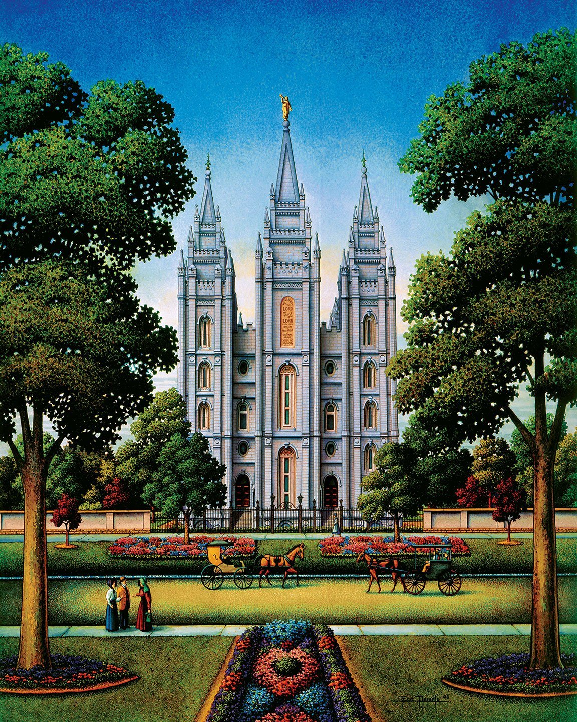 Salt Lake Temple - Mini Puzzle - 250 Piece