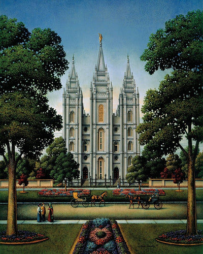 Salt Lake Temple - Wooden Puzzle