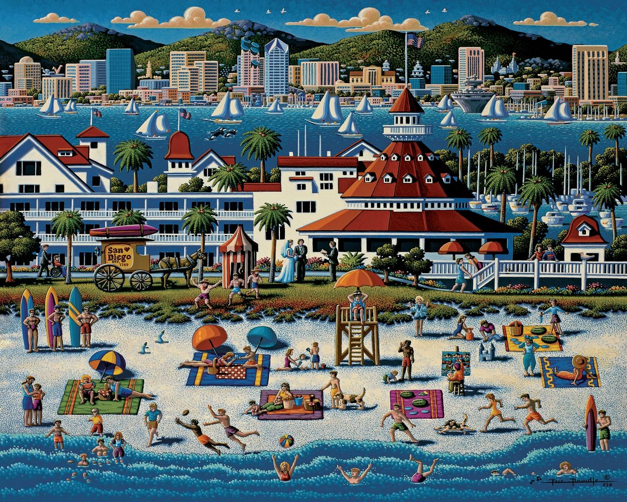 San Diego | 210 Piece Personal Puzzle
