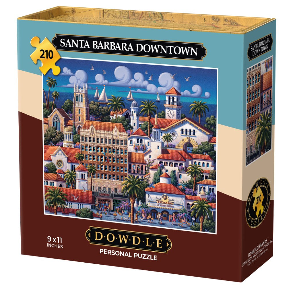 Santa Barbara Downtown Personal Puzzle 210 Piece Boardwalk Puzzles Santa Barbara Downtown Personal Puzzle 210 Piece Boardwalk Puzzles