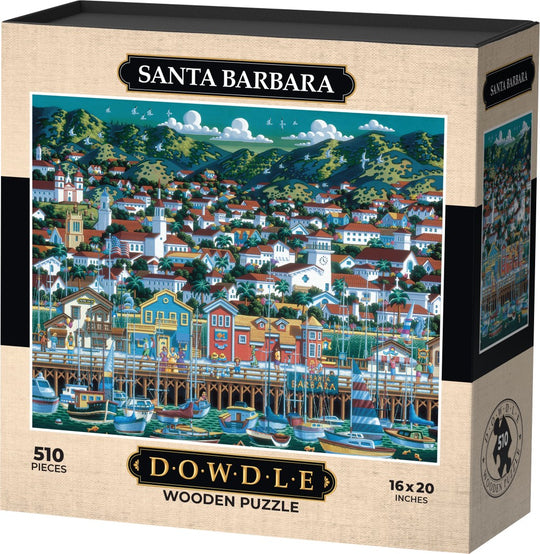 Santa Barbara - Wooden Puzzle