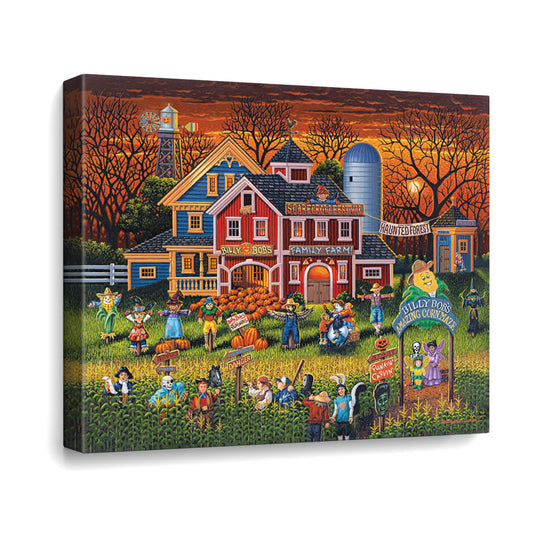 Scarecrow Festival Canvas Gallery Wrap