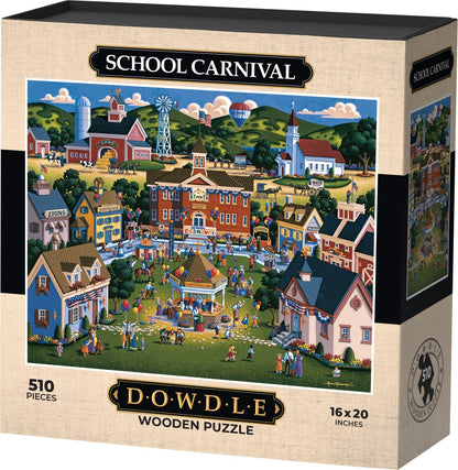 School Carnival - Wooden Puzzle