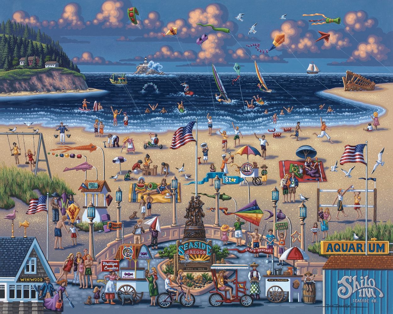 Seaside | 210 Piece Personal Puzzle