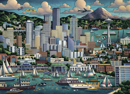 Seattle Canvas Gallery Wrap