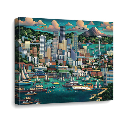 Seattle Canvas Gallery Wrap