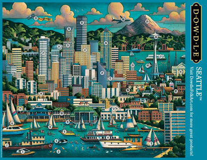 Seattle Canvas Gallery Wrap
