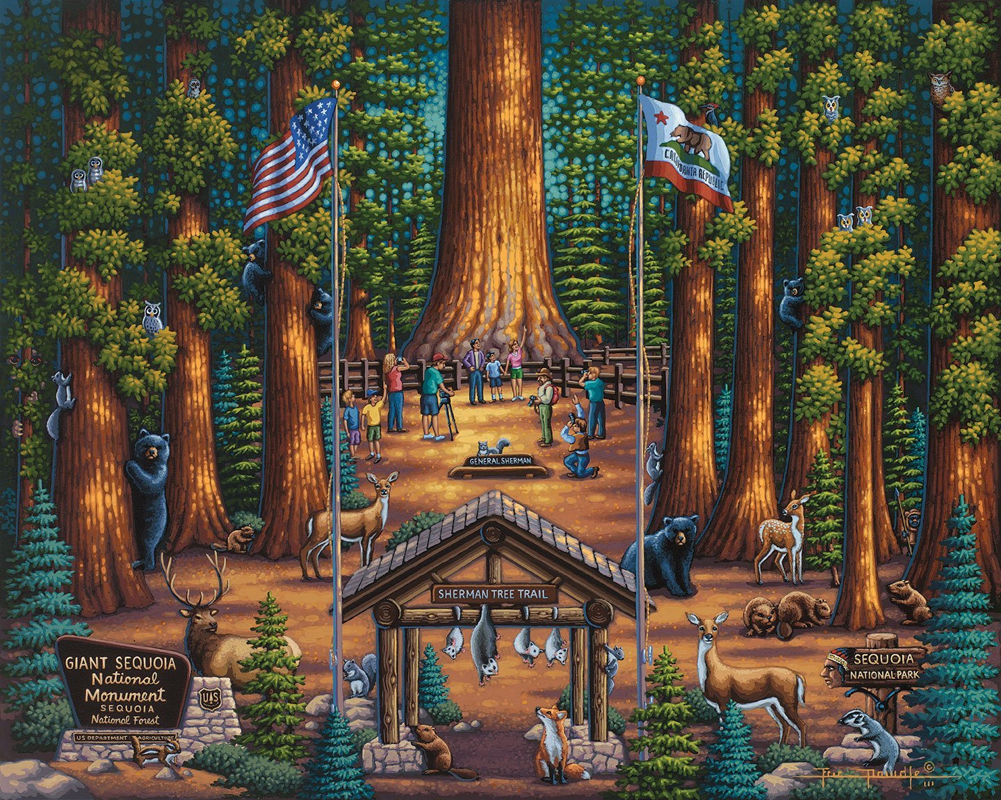 Sequoia National Park - Mini Puzzle - 250 Piece