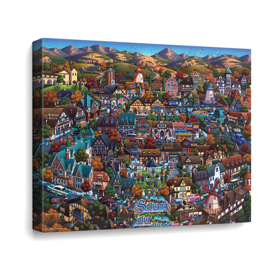 Solvang Danish Village Canvas Gallery Wrap