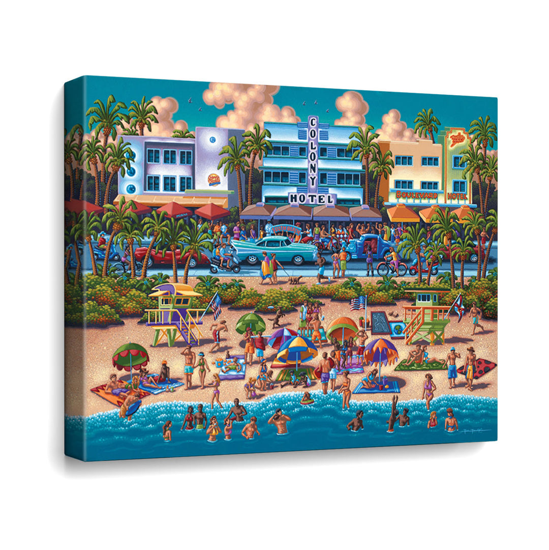 South Beach Canvas Gallery Wrap