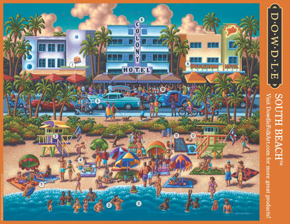 South Beach - Mini Puzzle - 250 Piece