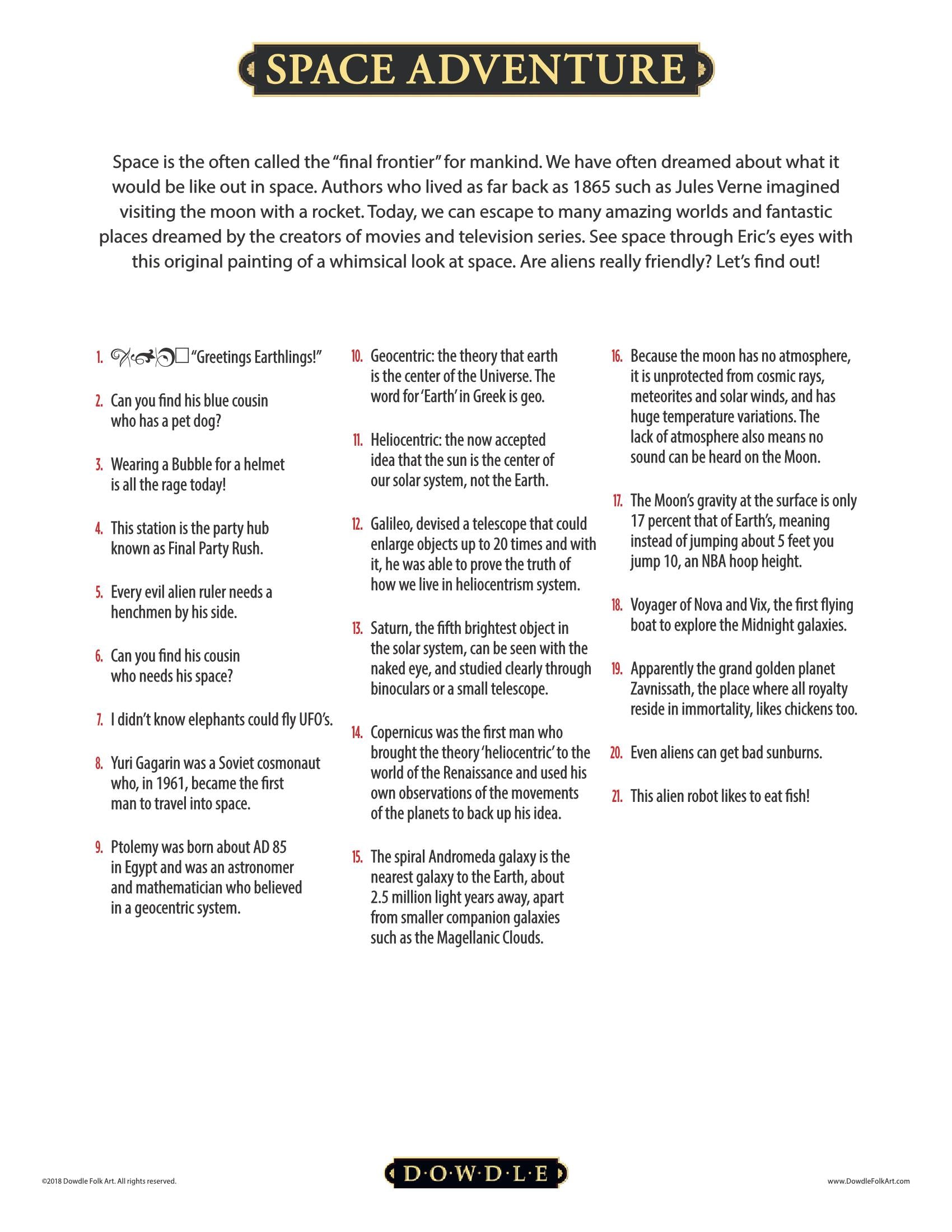 Space Adventure Canvas Gallery Wrap