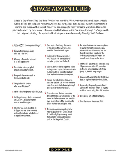 Space Adventure Canvas Gallery Wrap