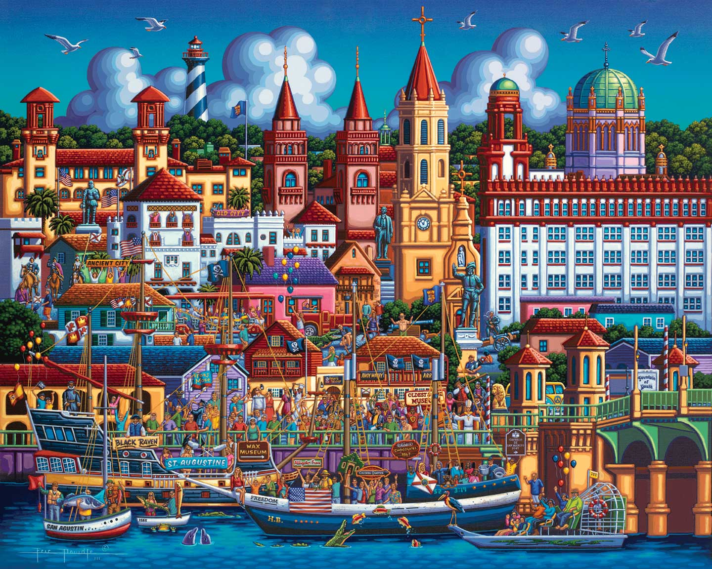 St. Augustine - Mini Puzzle - 250 Piece
