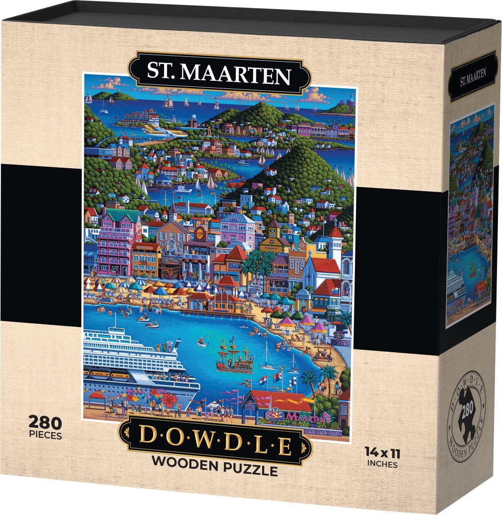 St. Maarten - Wooden Puzzle