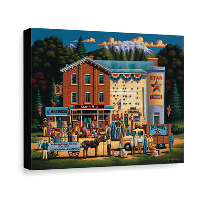 Star Flour Mill - Canvas Gallery Wrap