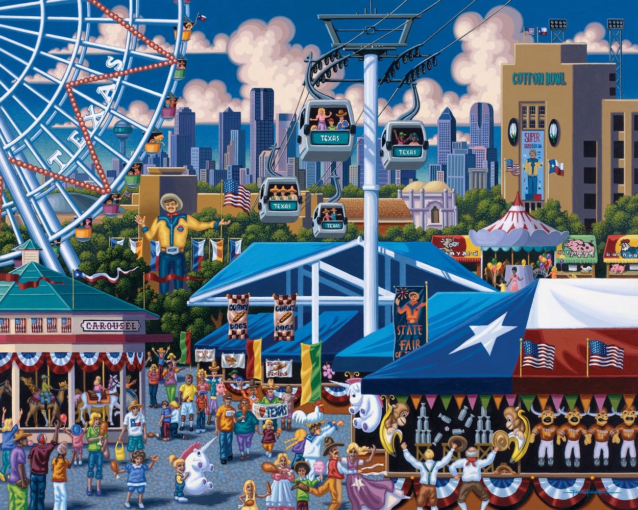 State Fair - Wooden Puzzle