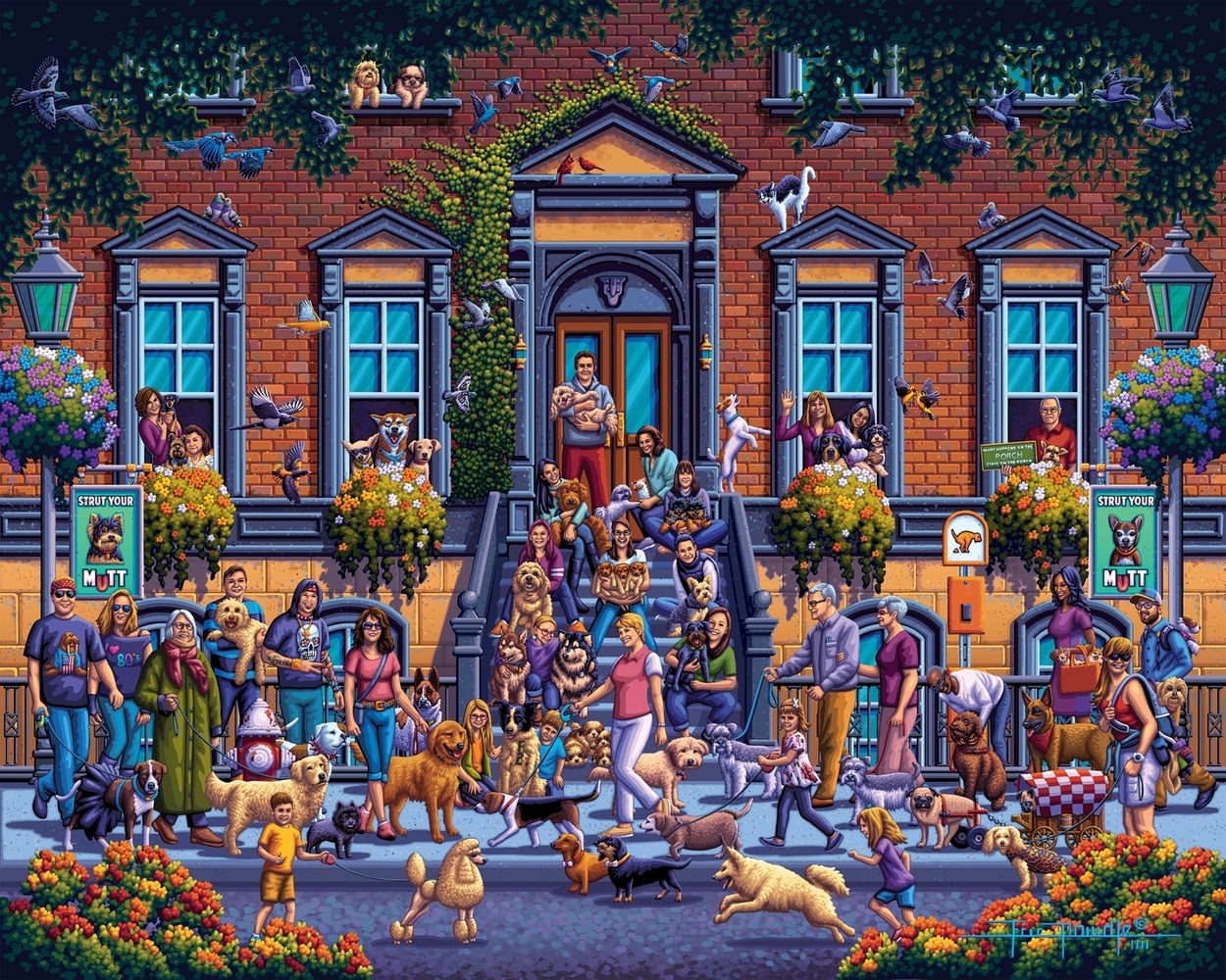 Strut Your Mutt - Wooden Puzzle