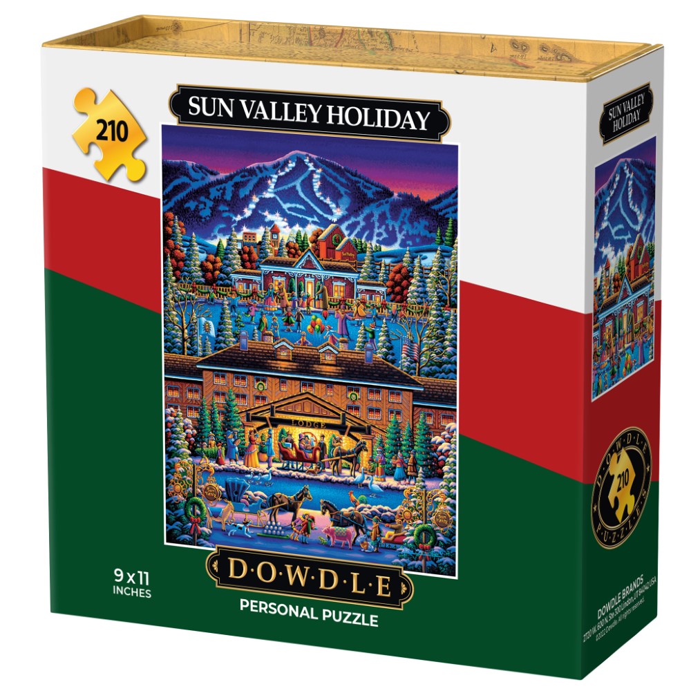 Sun Valley Holiday | 210 Piece Personal Puzzle