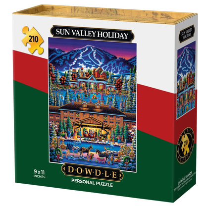 Sun Valley Holiday | 210 Piece Personal Puzzle