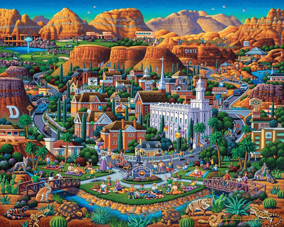 Sunny St. George | 210 Piece Personal Puzzle