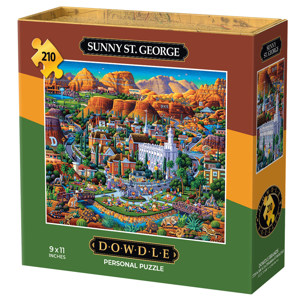 Sunny St. George - Personal Puzzle - 210 Piece – Dowdle Folk Art