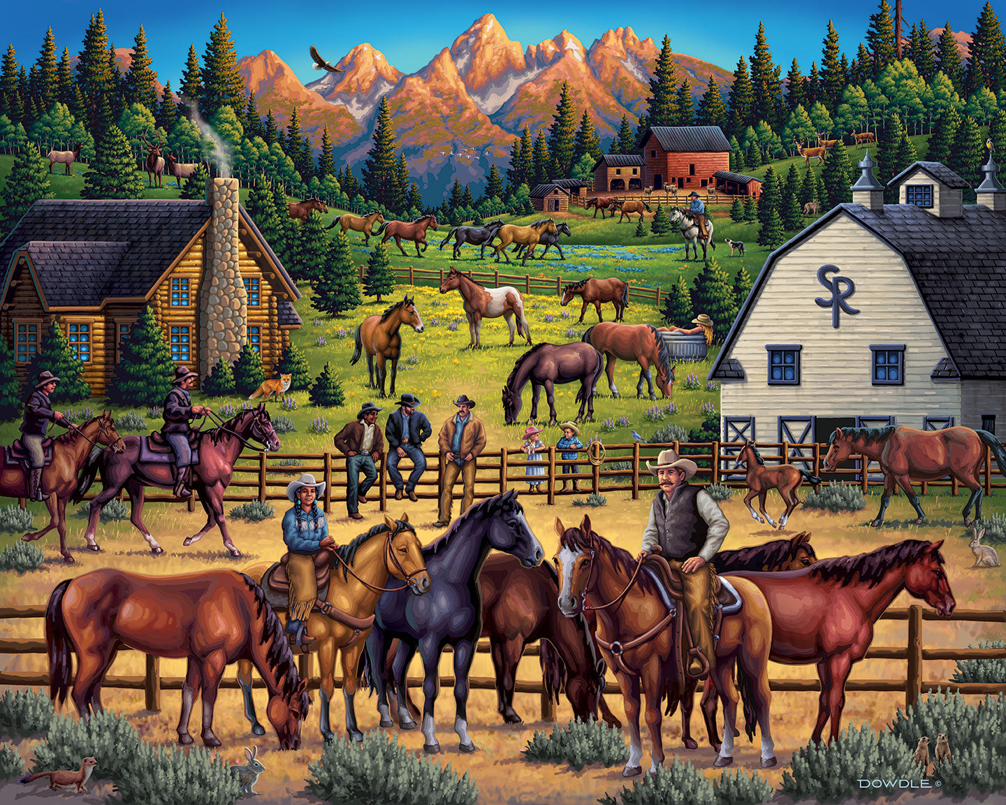 Sunrise Ranch - Wooden Puzzle
