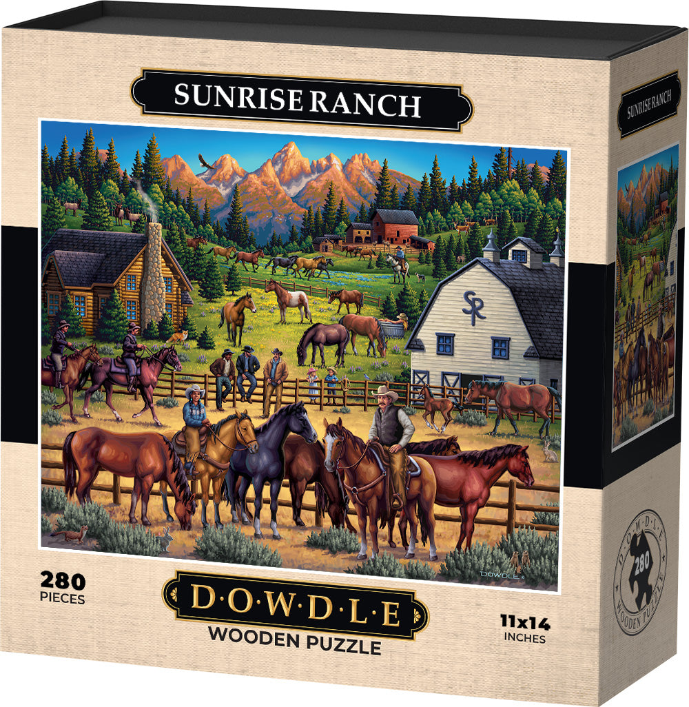 Sunrise Ranch - Wooden Puzzle