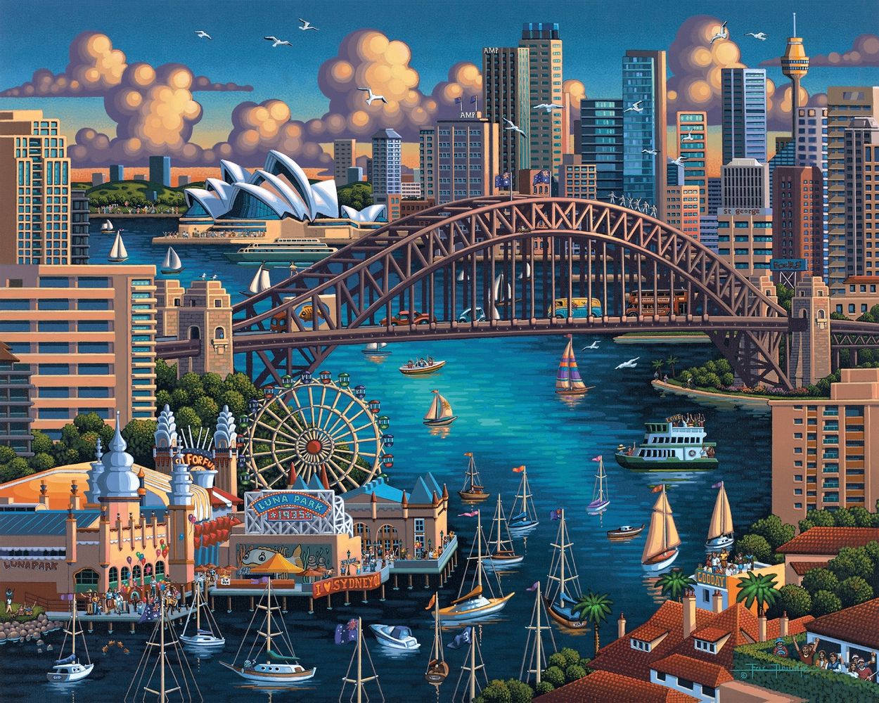 Sydney - Wooden Puzzle