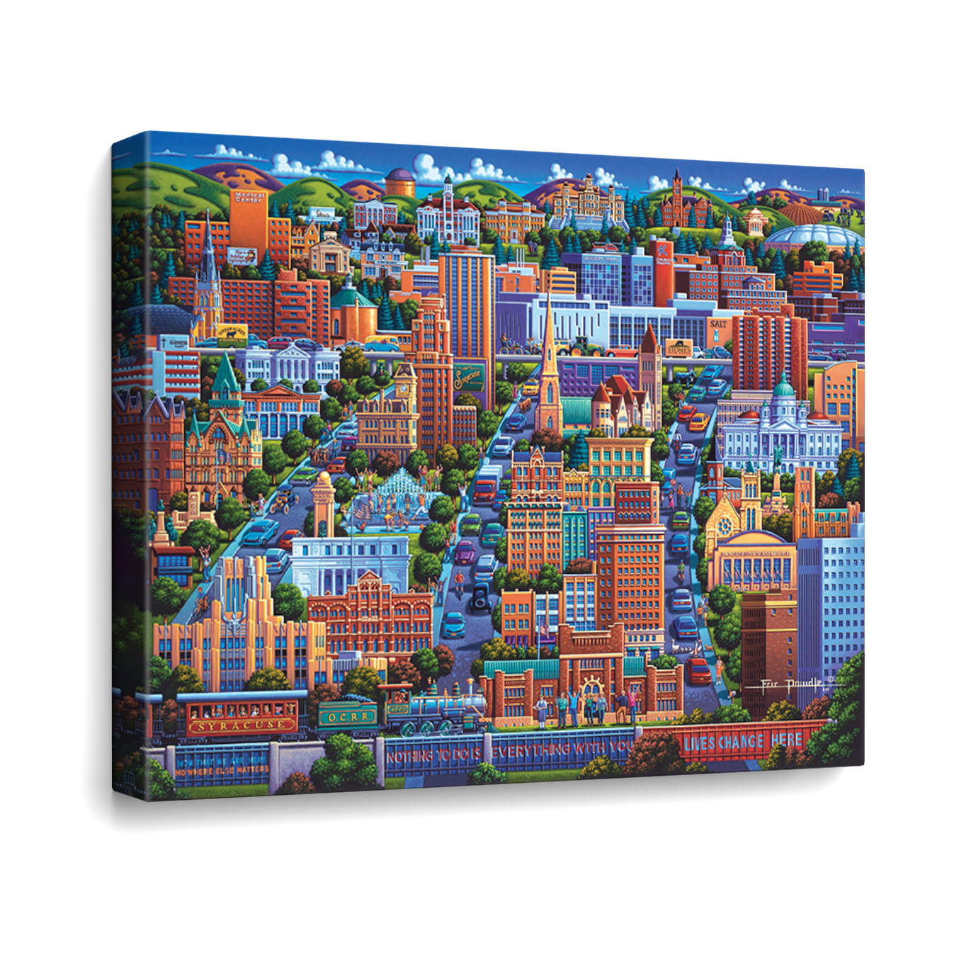 Syracuse Canvas Gallery Wrap