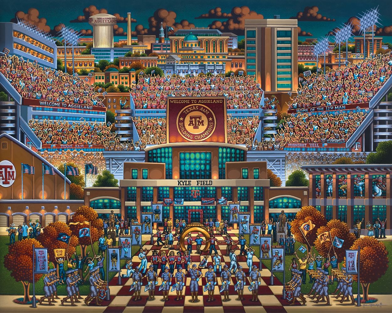 Texas A&M Aggies - Wooden Puzzle