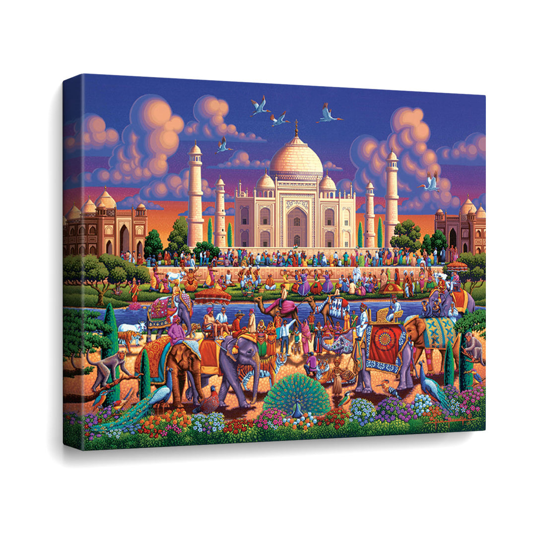 Taj Mahal Canvas Gallery Wrap