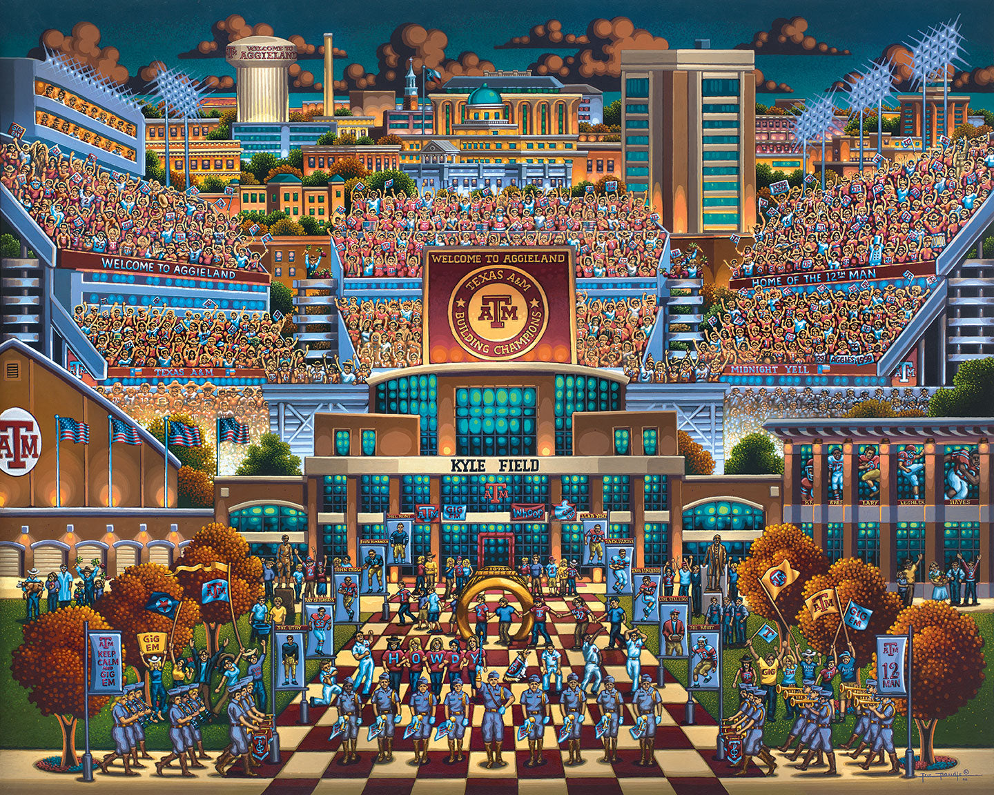 Texas A&M Aggies Fine Art