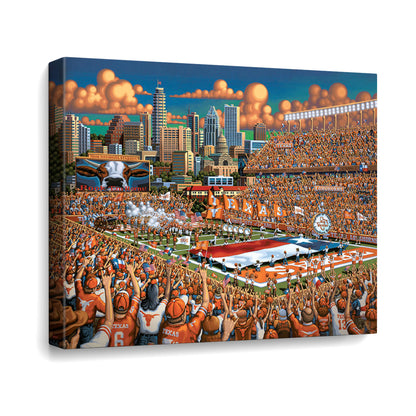 Texas Longhorns Canvas Gallery Wrap