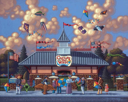 Thanksgiving Point Kites Canvas Gallery Wrap