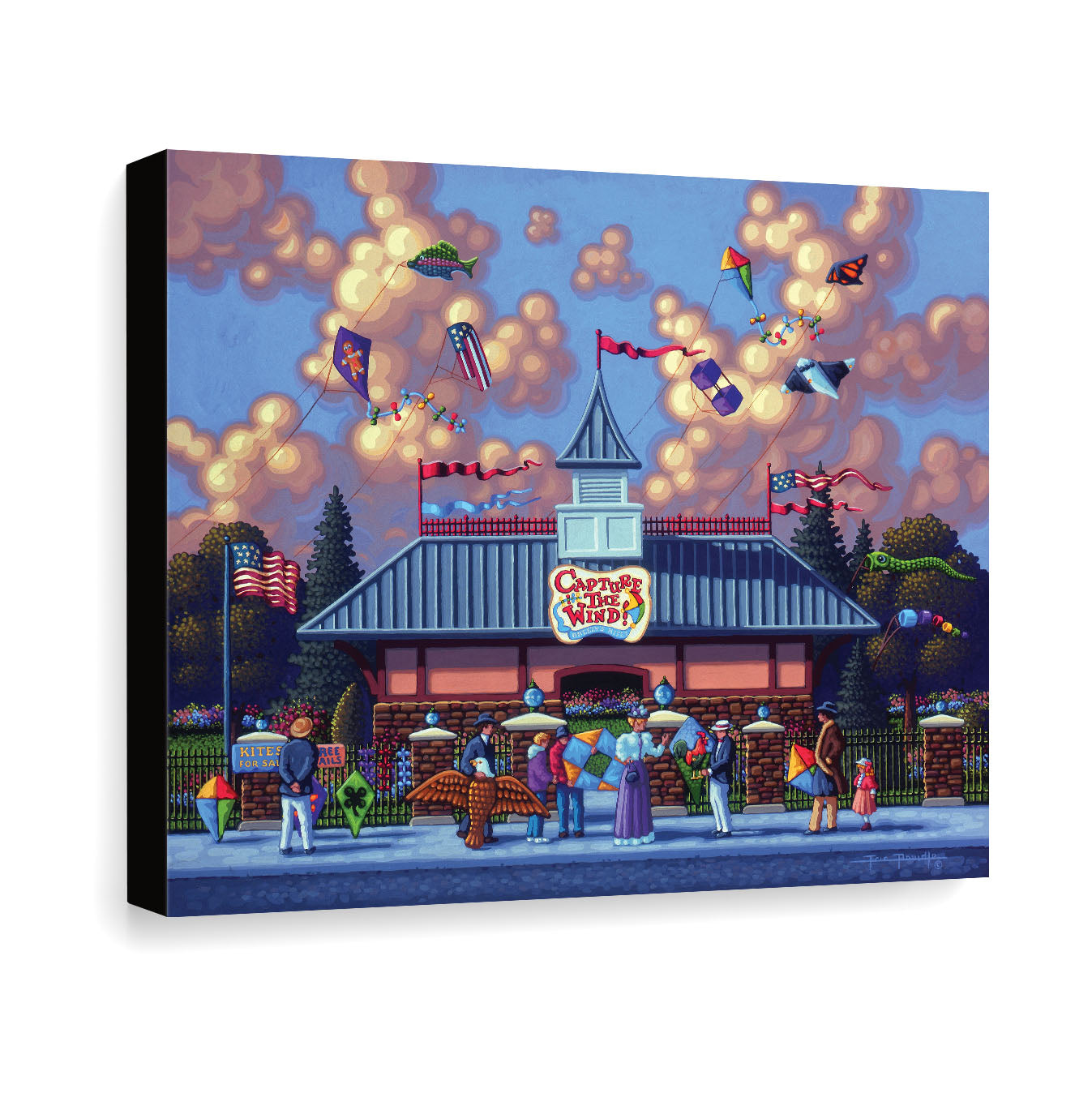 Thanksgiving Point Kites - Canvas Gallery Wrap