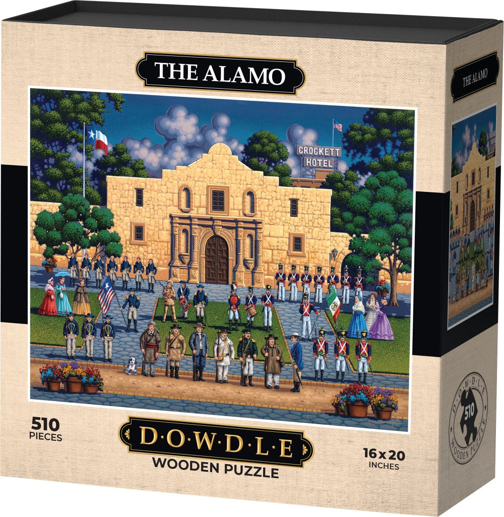 The Alamo - Wooden Puzzle | Dowdle Folk Art