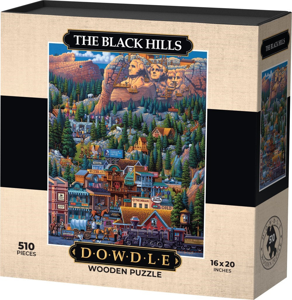 The Black Hills - Wooden Puzzle | Dowdle Folk Art