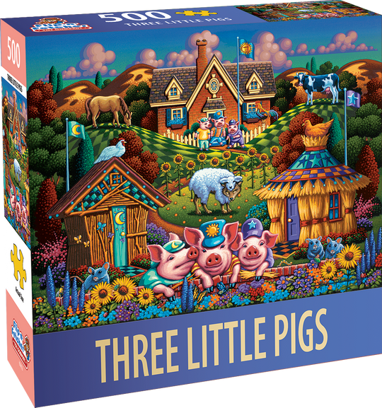 Three Little Pigs - Flip-n-Fetcher - 500 Piece