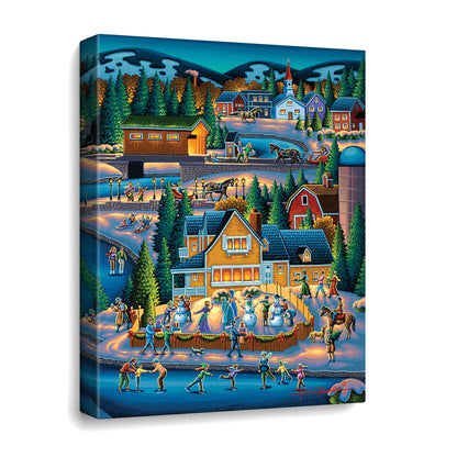 Through the Woods Canvas Gallery Wrap