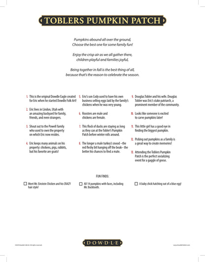 Toblers Pumpkin Patch Canvas Gallery Wrap