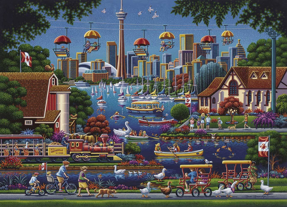 Toronto Island Canvas Gallery Wrap