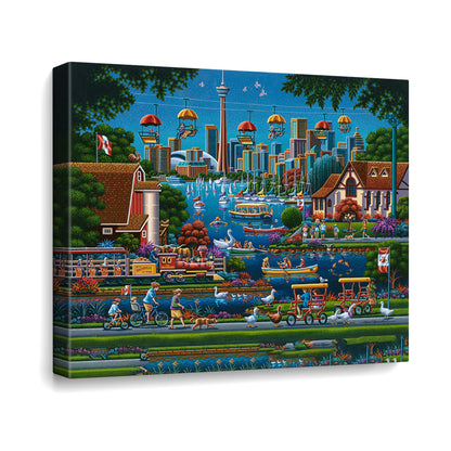 Toronto Island Canvas Gallery Wrap