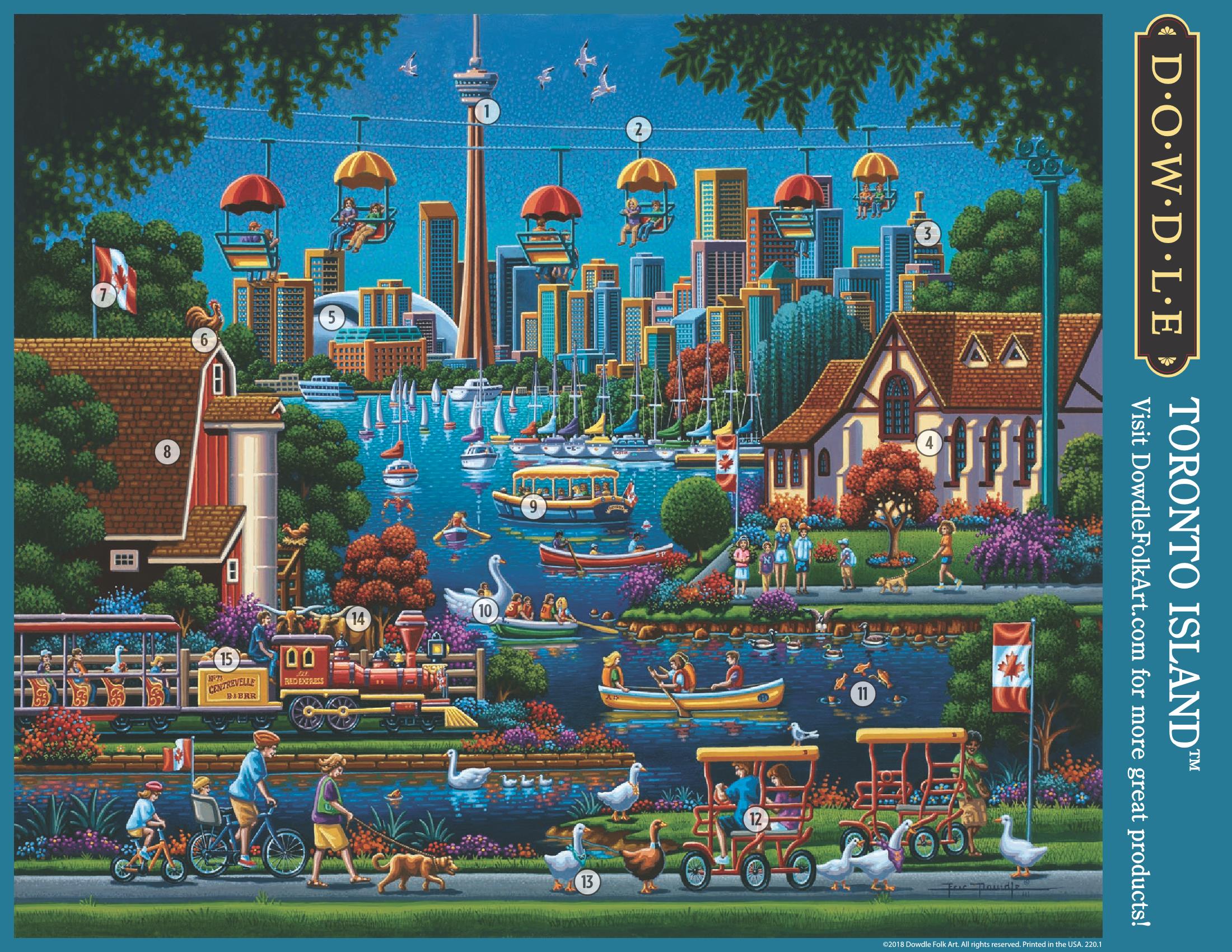 Toronto Island Canvas Gallery Wrap